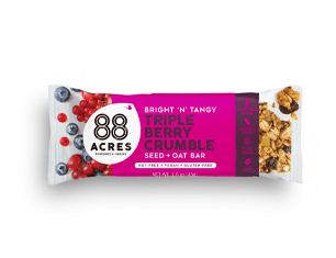 triple berry crumble bar